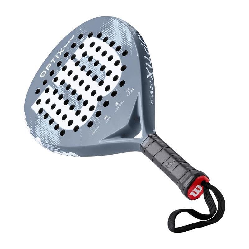 Padel racket Wilson Optix V2 Power Blue for beginners, comfort, control, and a large sweet spot
