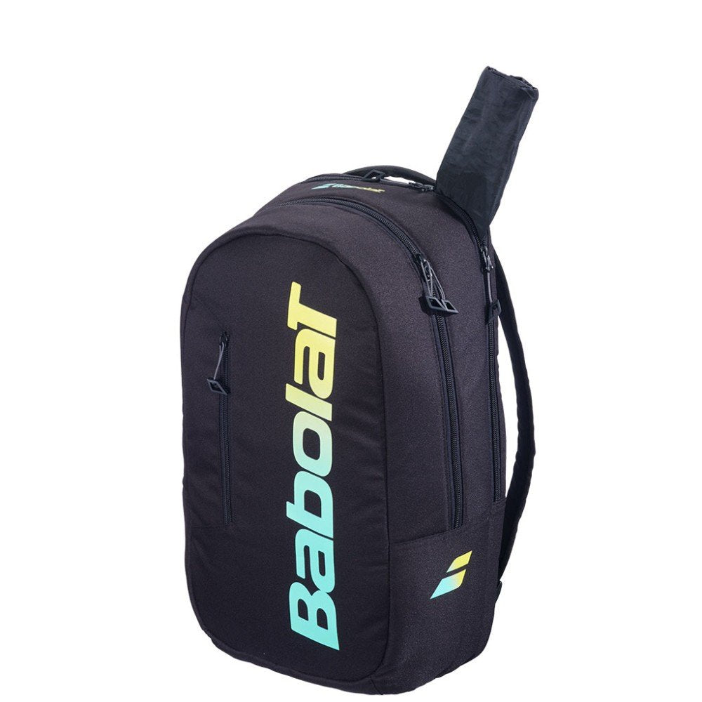 Rucsac Babolat Court Lite Multicolor pentru tenis, cu compartimente pentru rachete, pantofi și accesorii