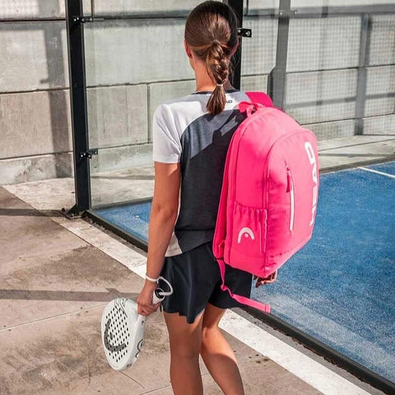 Раница Head Base 17L Pink за тенис и падел, лека и компактна спортна раница в модерен розов цвят