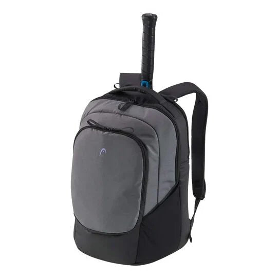 Раница Head Pro X 30L Black/Grey тенис раница за спорт и ежедневие, с отделение за ракета и модерен дизайн