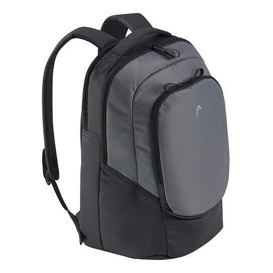 Раница Head Pro X 30L Black/Grey - стилна тенис раница за спорт и ежедневие с устойчиви материали