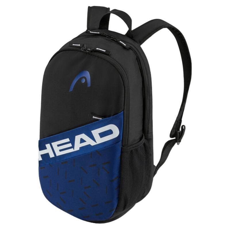 Rucsac Head Team 21L Black/Blue - rucsac de tenis cu compartiment pentru rachete, pantofi și bretele confortabile.