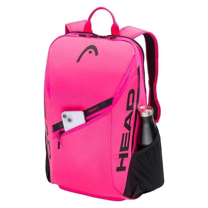 Раница Head Tour 25L Pink - розова тенис раница с отделение за обувки и външен джоб за телефон