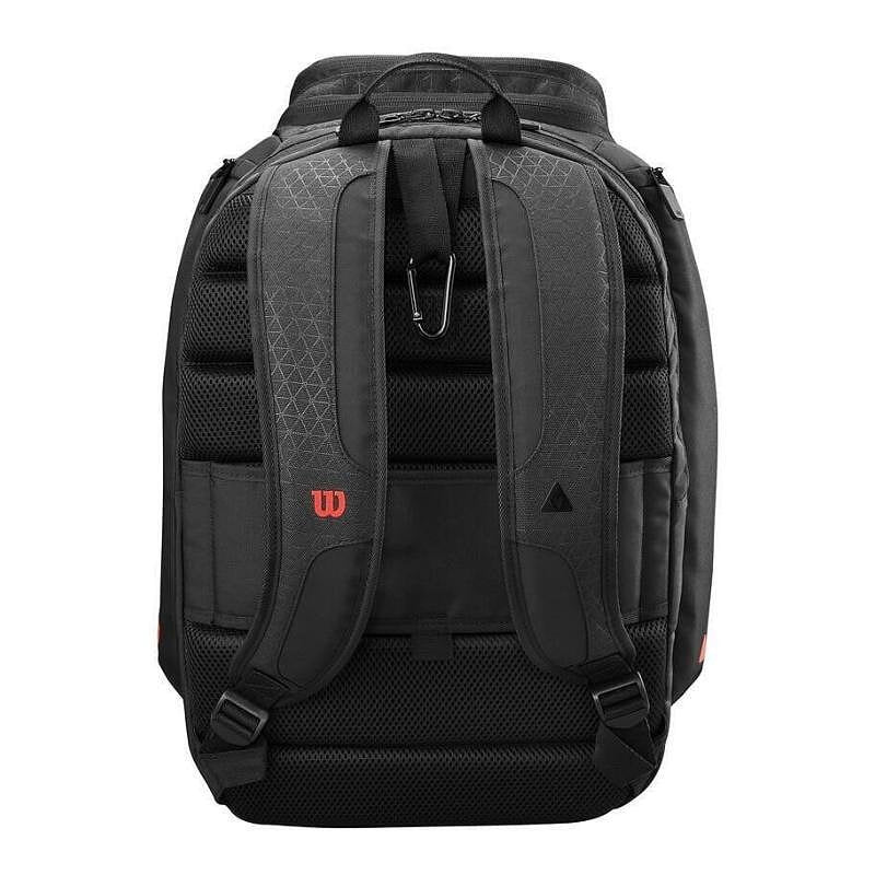 Wilson Clash V3 tennis backpack, black, with laptop compartment and Thermoguard pocket