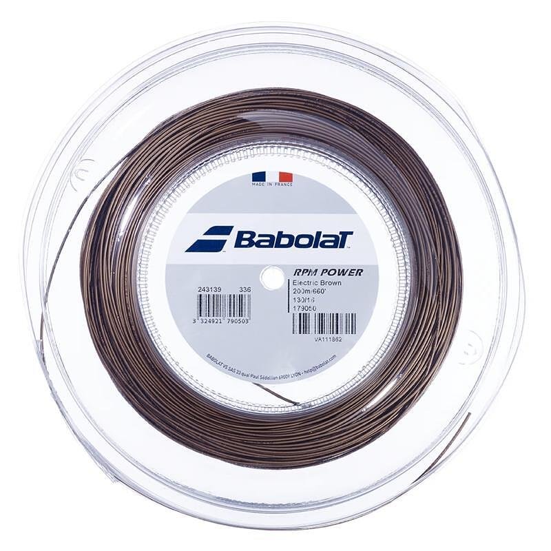 Рулон Babolat RPM POWER 200 m - brown за тенис ракети, контрол, спин и комфорт