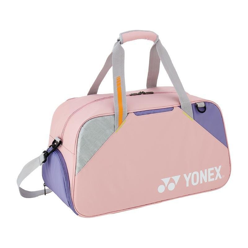 Yonex BOSTON Pink bag - pink tennis bag with 2 compartments, a shoe compartment and space for gear