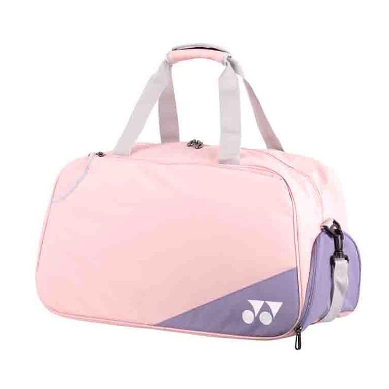 Yonex BOSTON Pink bag - pink tennis bag with a shoe compartment and 2 large compartments for gear