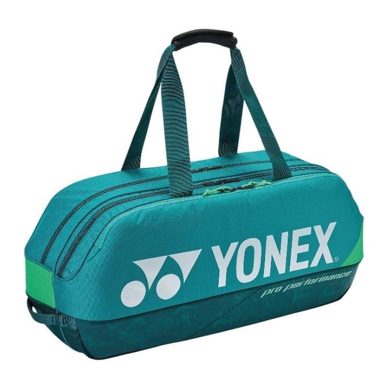 Yonex PRO TOURNAMENT BAG Dark Green bag for tennis gear, training, and travel, dark green