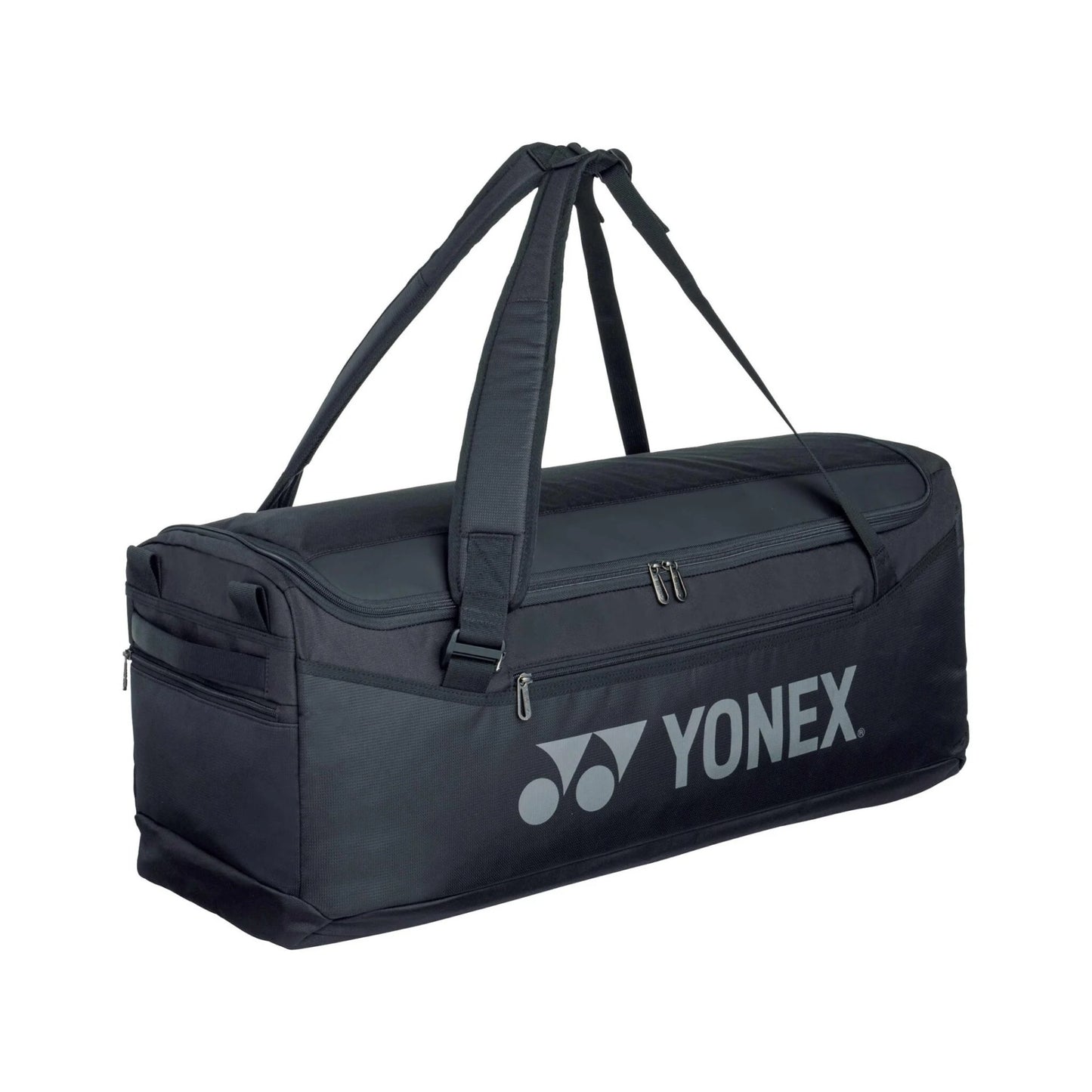 Yonex Pro Duffel Bag - black for tennis and padel gear, convenient as a tennis duffel bag and tennis backpack