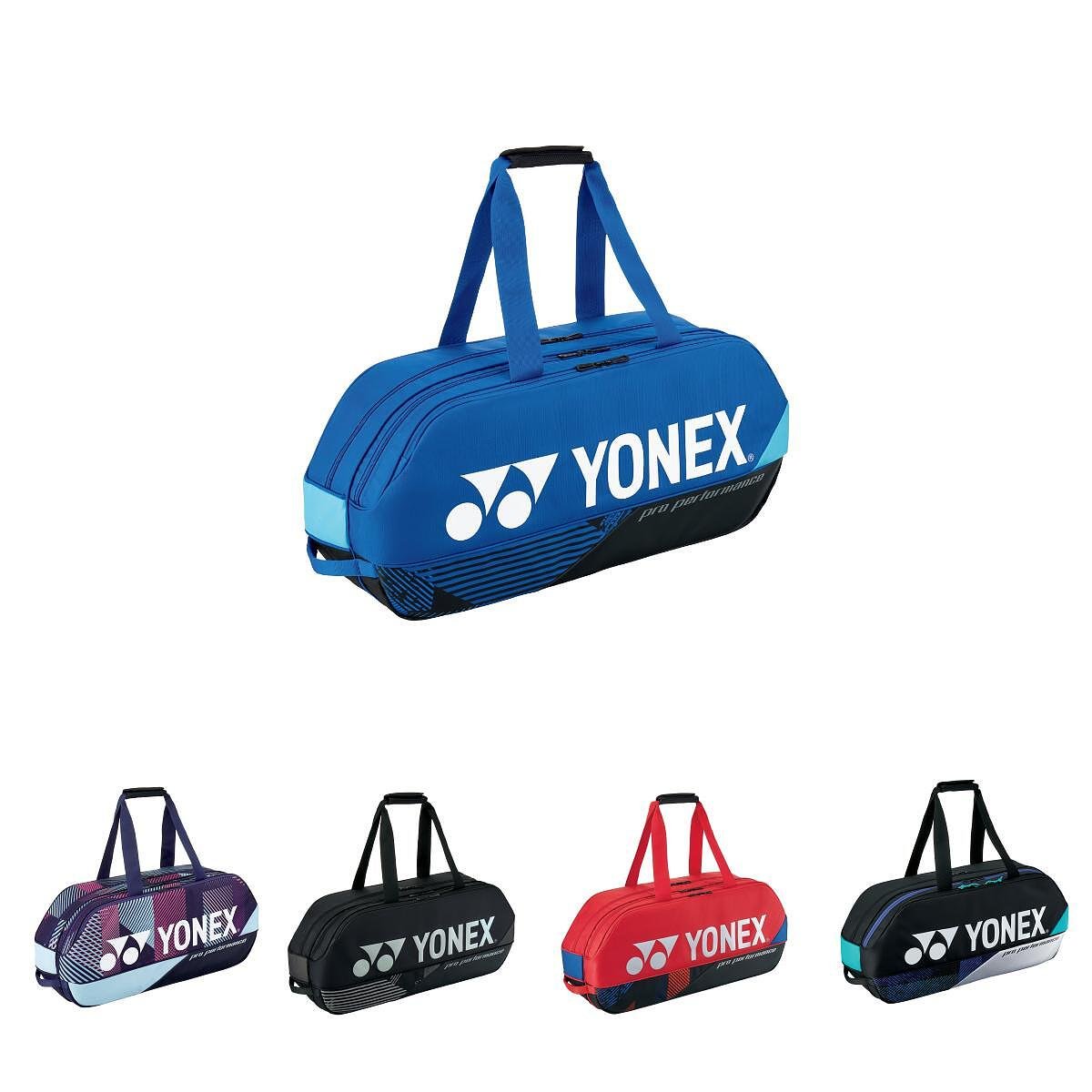 Сак Yonex PRO TOURNAMENT BAG Black/Silver – тенис сак за екипировка, тренировки и пътуване.