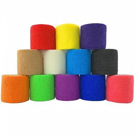 Self-adhesive bandage (coban) KINDMAX LAP 5cm x 4.6m – colored sports tape for bandaging and stable support