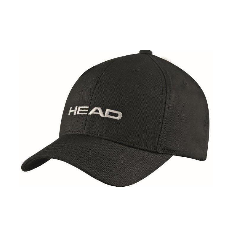 HEAD Promotion Cap - black - black HEAD sports cap for tennis and padel, stylish and comfortable