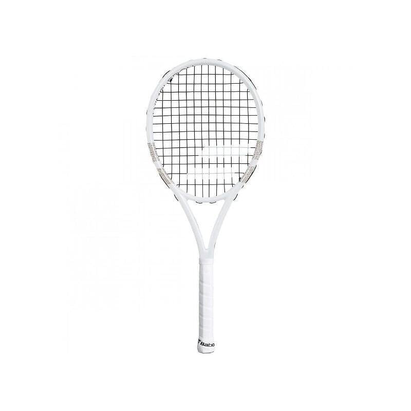 Mini-rachetă suvenir Babolat STRIKE WIMBLEDON – rachetă de tenis albă, de colecție, pentru cadou și decor.