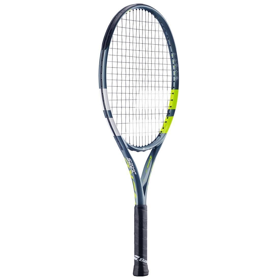 Babolat Aero Junior 25 tennis racket for young players, lightweight graphite-aluminum frame and maneuverable design