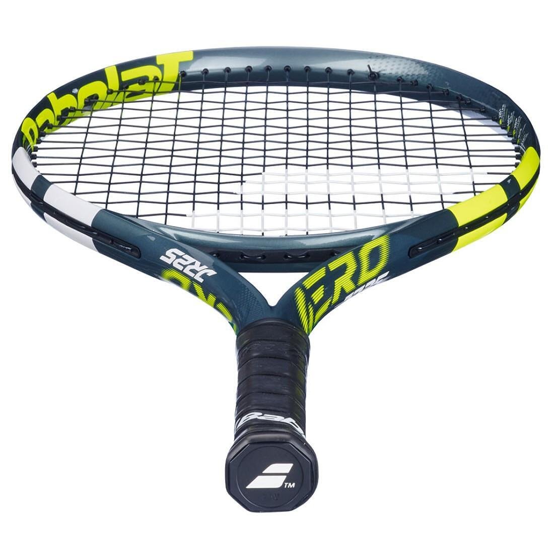 Babolat Aero Junior 25 tennis racket for young players, lightweight and easy to handle, inspired by champion style.