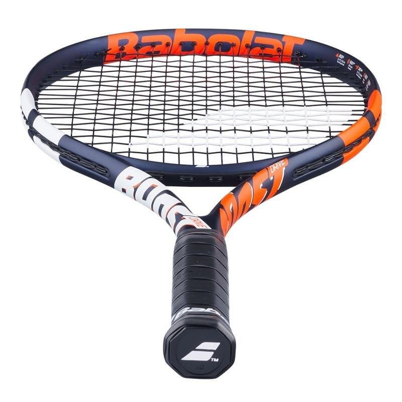 Babolat Boost Drive tennis racket for recreational players – lightweight graphite racket with a modern design and control