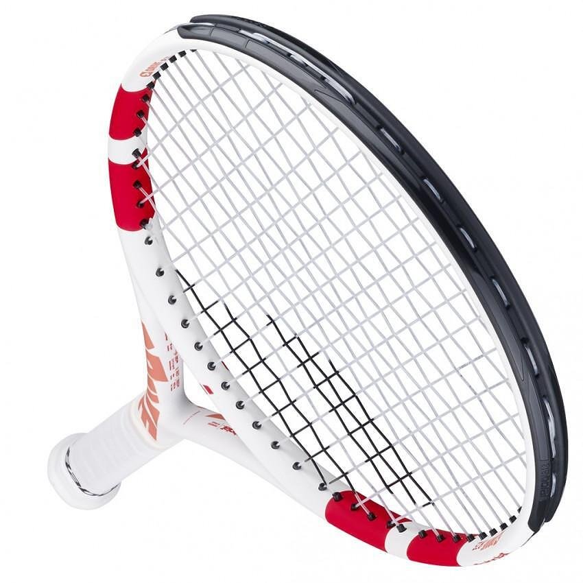 Tennis racket Babolat Drive Junior 23 White for children 6-8 years old, lightweight and comfortable for learning and progress