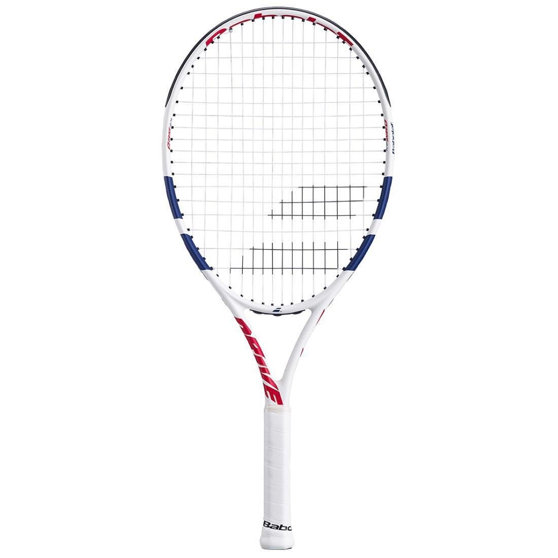 Babolat Drive Junior 24 White tennis racket for kids – a lightweight and comfortable tennis racket for training and control