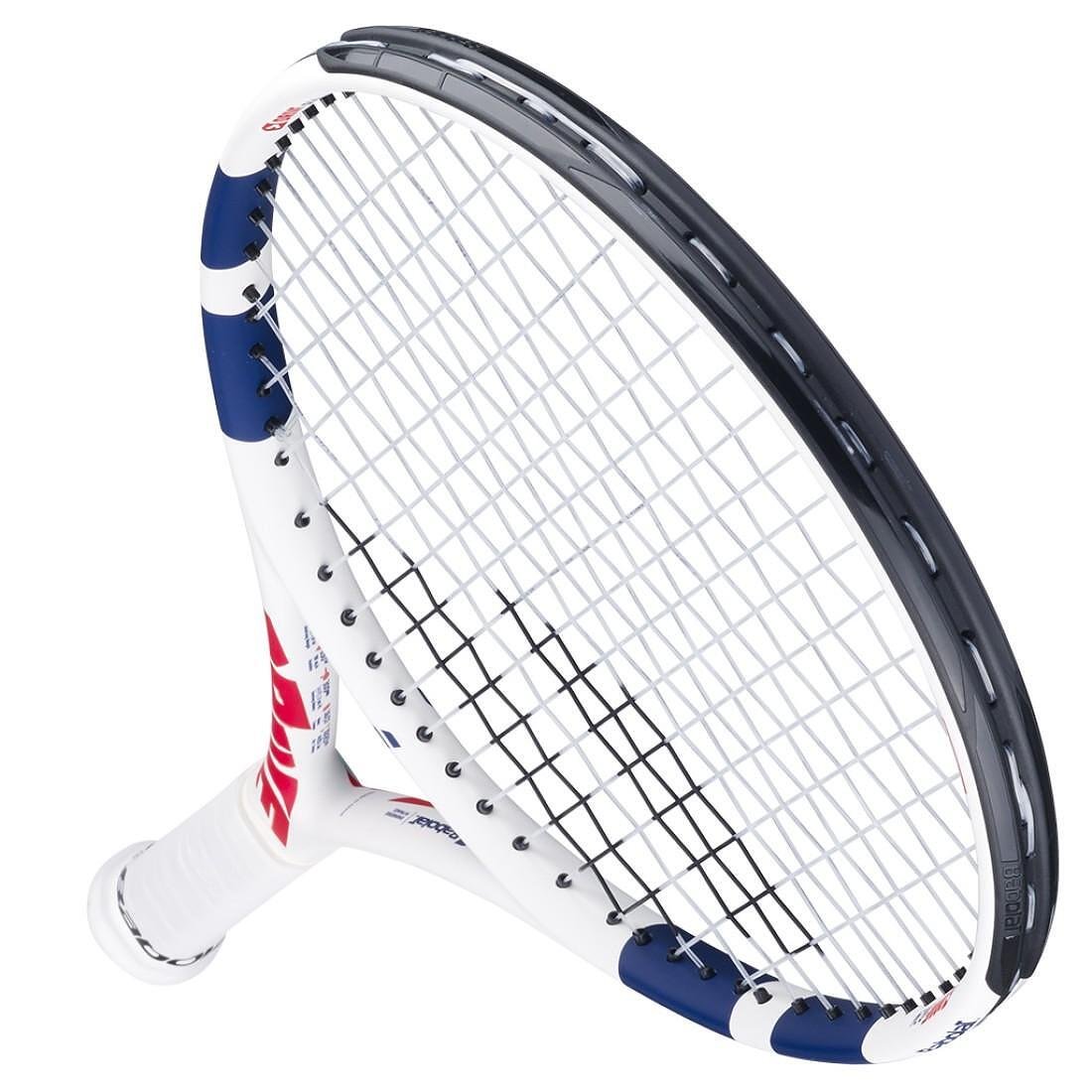 Babolat Drive Junior 24 White tennis racket for kids, a lightweight and comfortable tennis racket for tennis with aluminum and graphite
