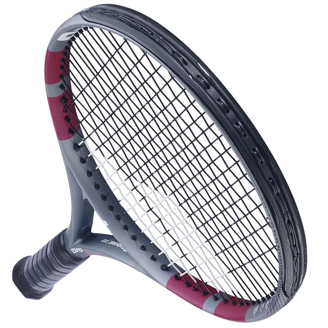 Tennis racket Babolat Evo Aero Pink Gen2 – a light and comfortable tennis racket for intermediate and advanced players.