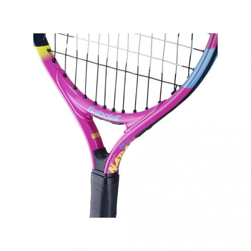 Babolat Nadal Junior 19 tennis racket for children 4-5 years old, with cover, in Rafael Nadal colors