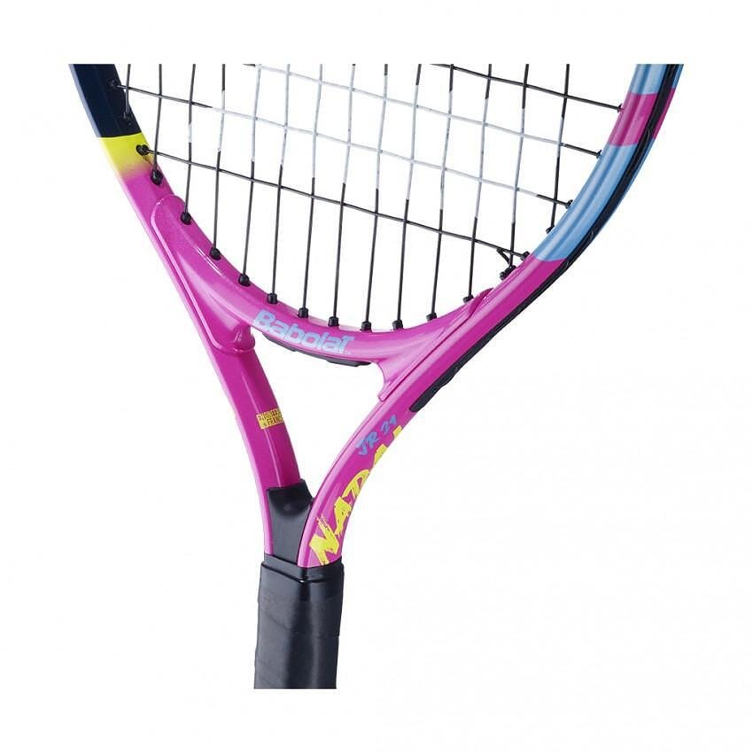 Babolat Nadal Junior 21 children's junior racket with cover, suitable for 5-6 year old children