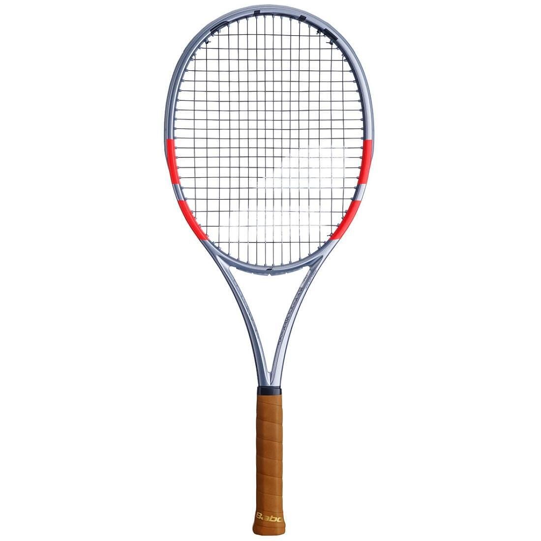 Babolat Pure Strike 97 Gen4 tennis racket – gray design, precise control and maneuverability for demanding tennis players.