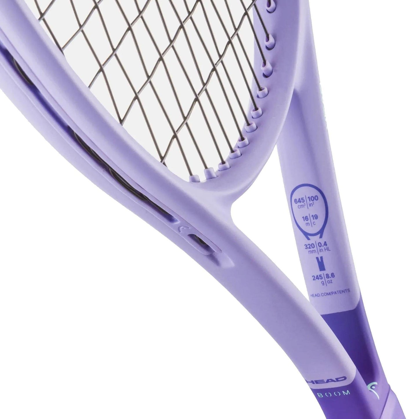 Head Boom Jr. Alternate 26 tennis racket in purple – a powerful junior model for ambitious young tennis players
