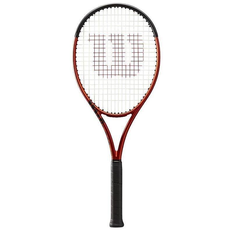 Tennis racket Wilson Burn 100 V5 with pre-strung strings, power and control for advanced players