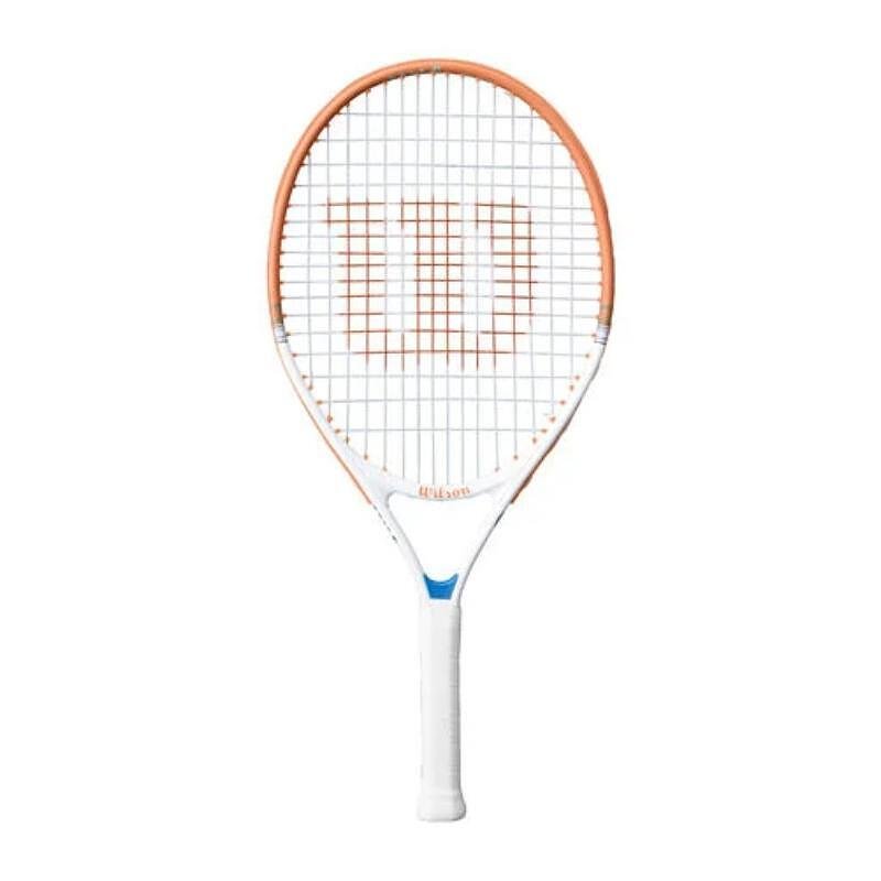 Wilson Roland Garros 2026 Elite 21 tennis racket for kids, a lightweight and comfortable starter racket with bumper guard