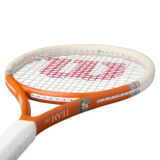 Tennis racket Wilson Roland Garros 2026 Team 102, ultra-light Wilson racket for beginners with an elegant design and a large sweetspot