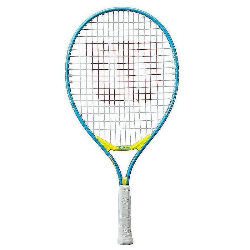 Wilson Ultra Power Junior 21 tennis racket for kids, stable and easy to maneuver, with cover