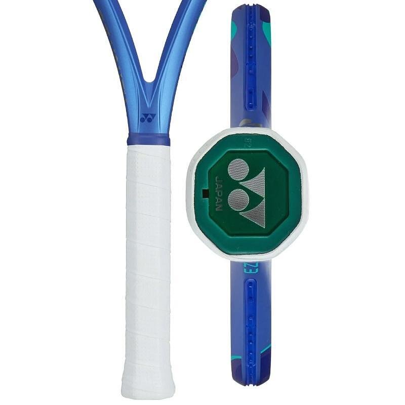 Rachetă de tenis Yonex EZONE 100L Blast Blue 2025 - o rachetă ușoară, cu putere și confort pentru tenis
