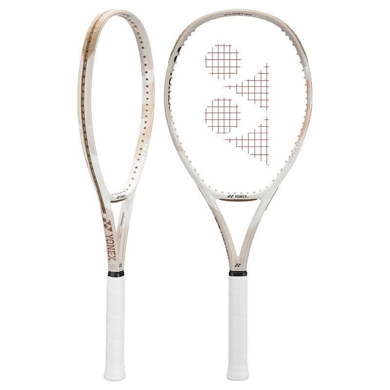 Tennis racket Yonex VCORE 100L Sand Beige – a lightweight tennis racket for beginners and intermediate players