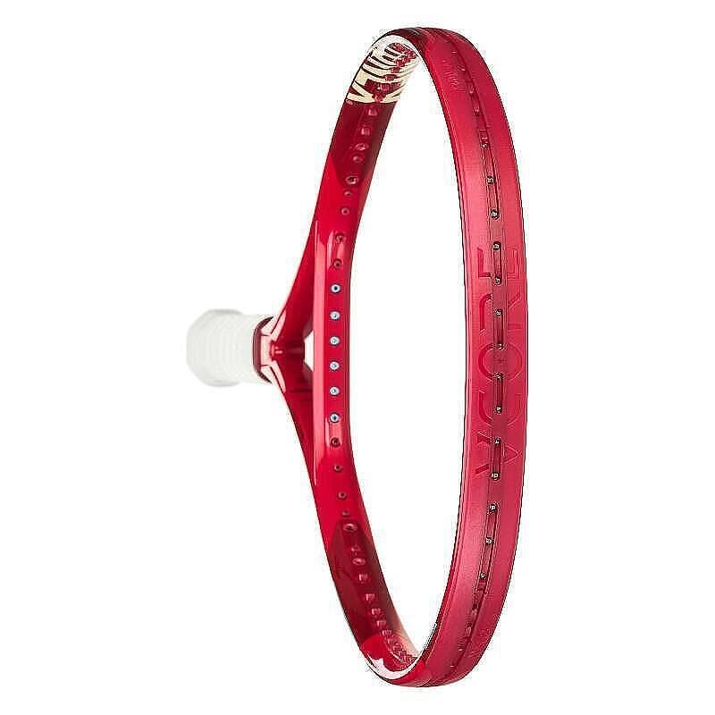 Yonex VCORE 100L Ruby Red tennis racket – a lightweight and maneuverable racket for spin, power, and control