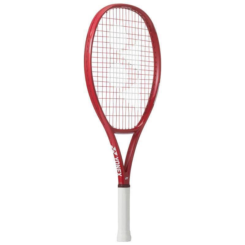 Tennis racket YONEX VCORE 25 Ruby Red Junior for children 8-10 years, lightweight graphite racket with strings and control