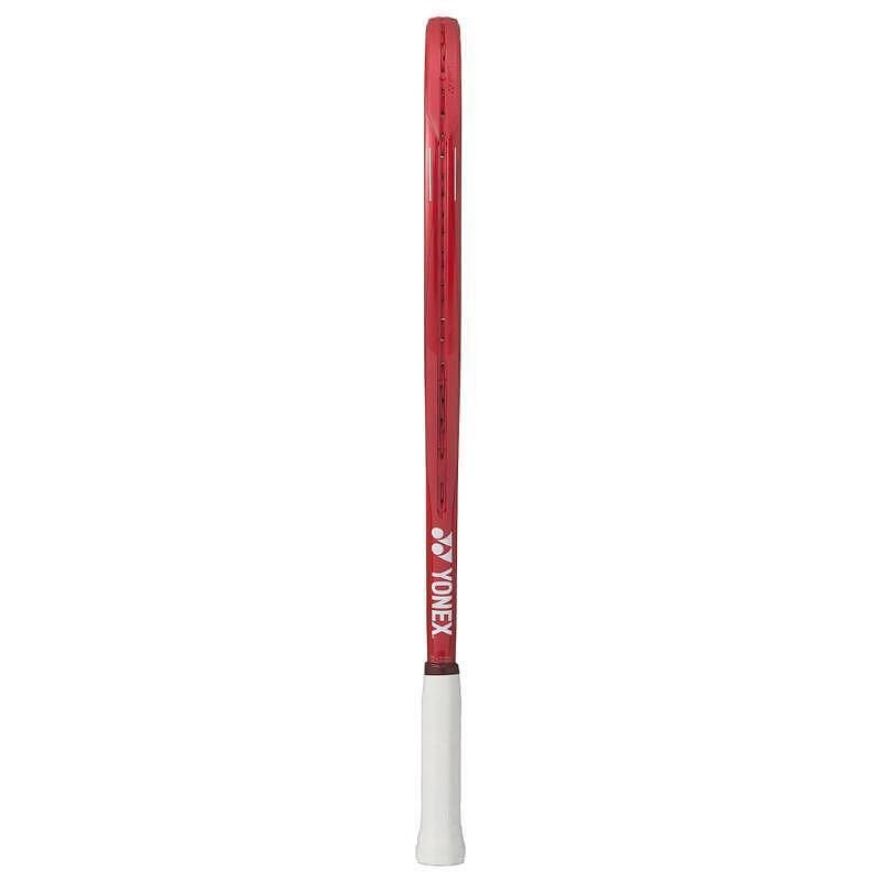 Tennis racket YONEX VCORE 25 Ruby Red Junior, junior graphite racket with pre-strung strings