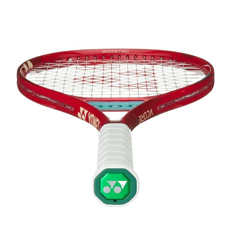 Yonex VCORE 98L Ruby Red tennis racket for topspin, maneuverability, and comfort