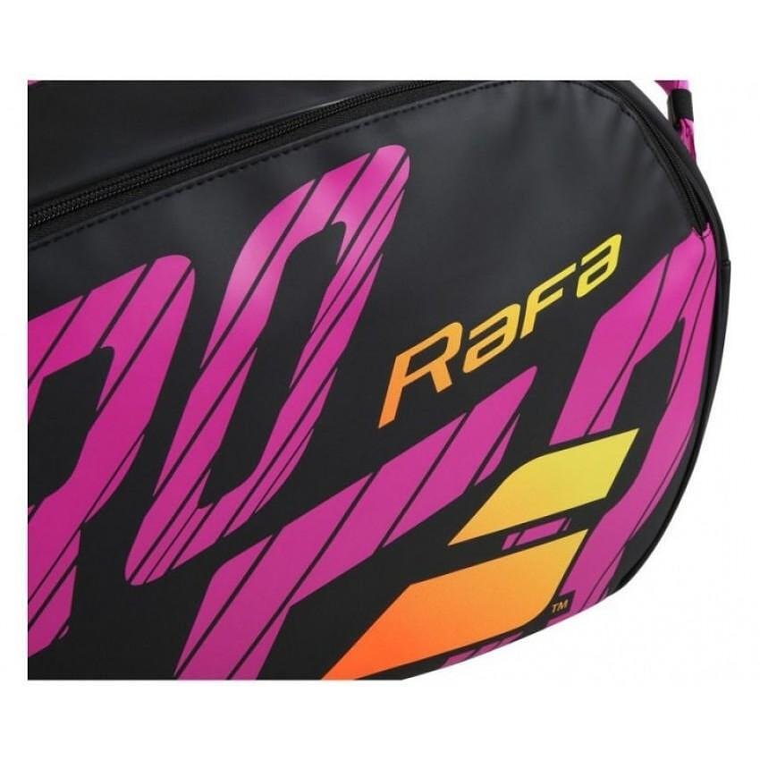 Babolat RH PURE AERO RAFA thermal bag - 12 rackets, Rafa tennis bag in black, pink and yellow