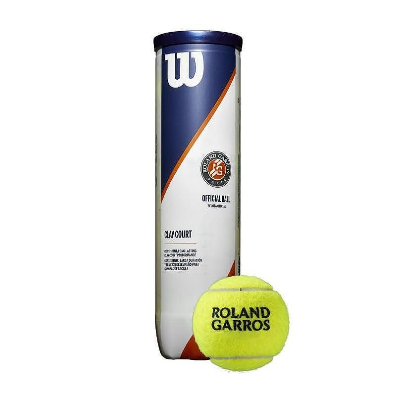 Тенис топки WILSON ROLAND GARROS CLAY CT 4 за клей корт, Wilson Roland Garros official ball
