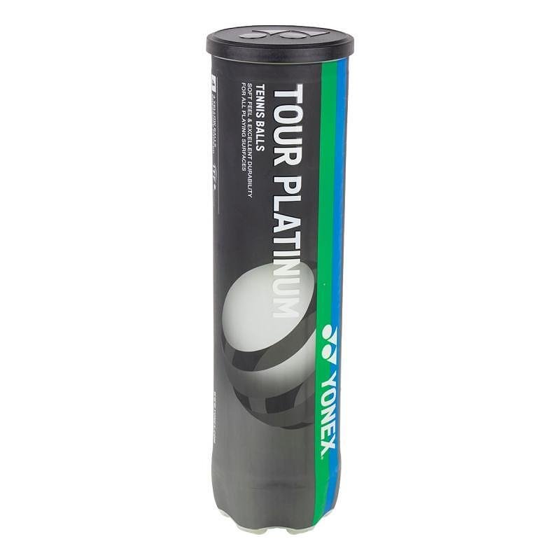 Тенис топки Yonex TOUR PLATINUM x4 за all courts, 4 броя в кутия, одобрени от ITF