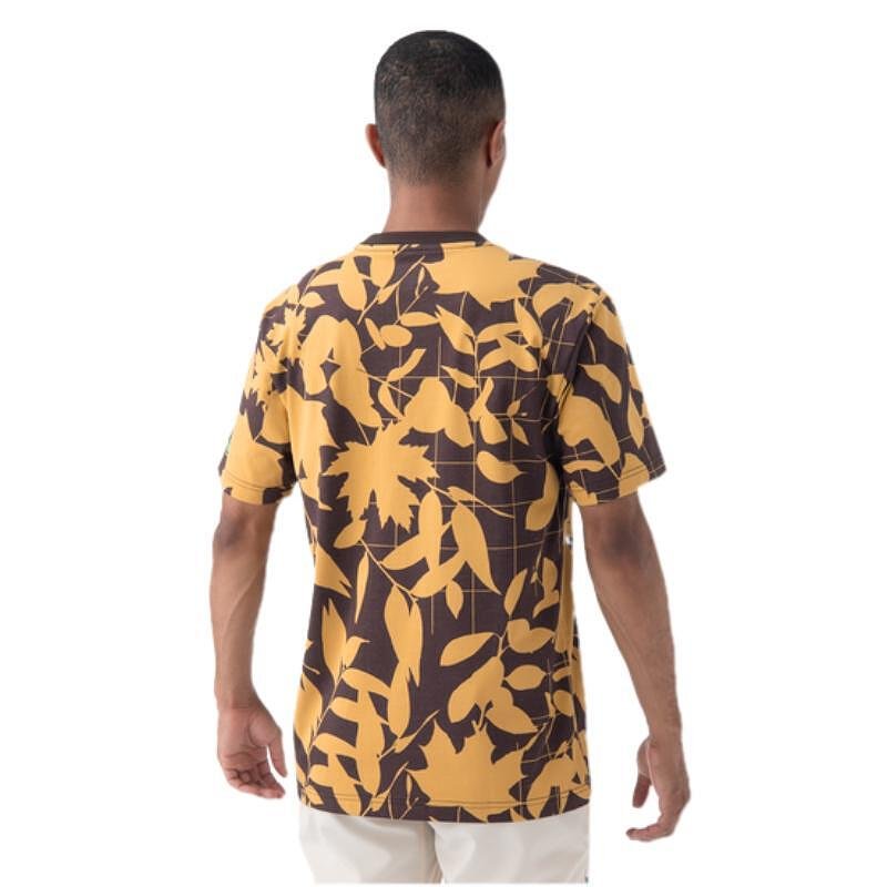 Тениска Yonex 2024 - UNISEX размер S, earth brown, стилна Yonex тениска за тенис и падел