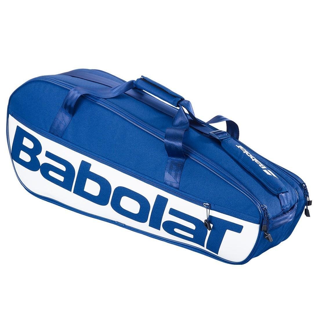 Термобег Babolat EVO COURT M 2025 Blue - 6 ракети, син тенис сак с 2 отделения и джобове за аксесоари