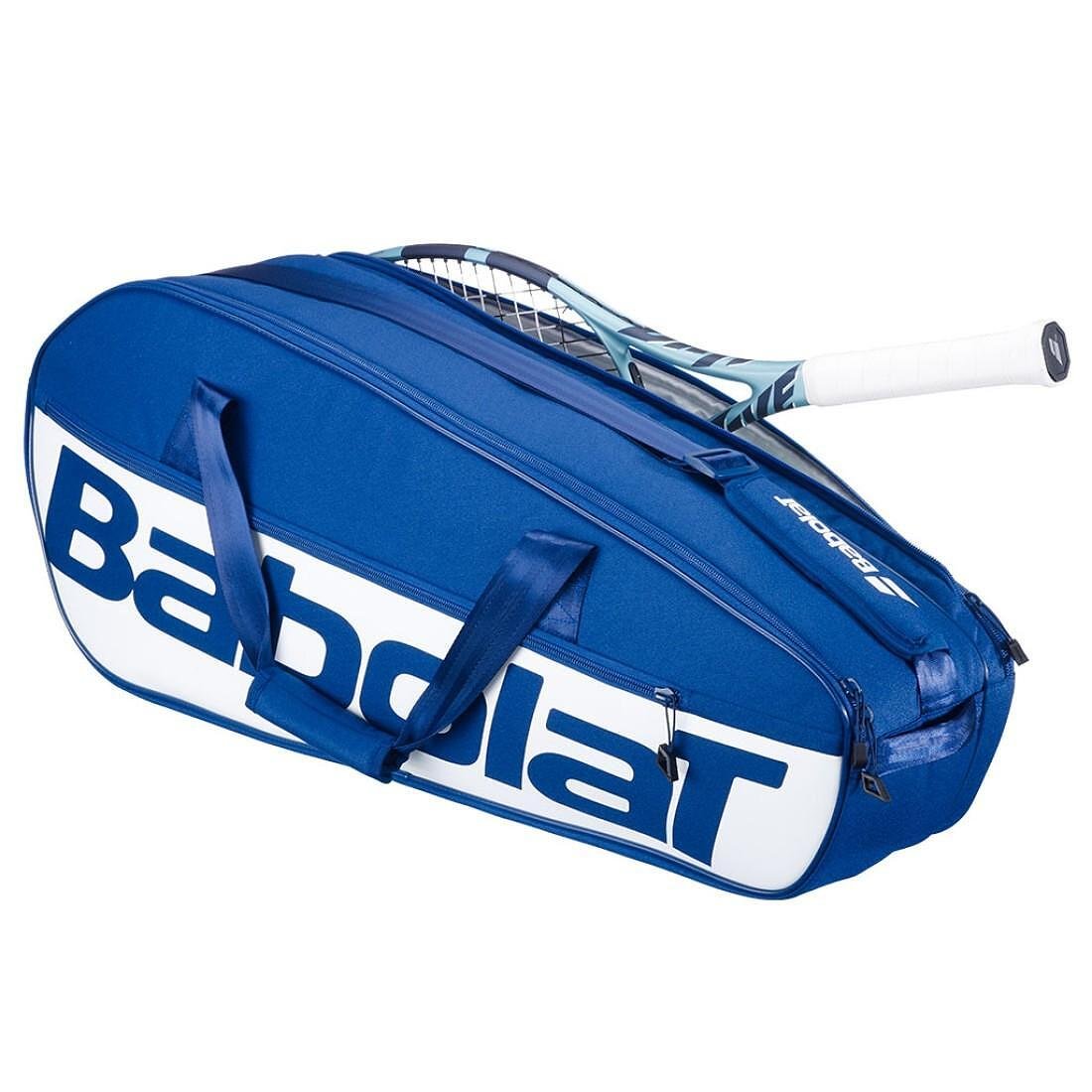 Термобег Babolat EVO COURT M 2025 Blue - 6 ракети, тенис сак за 6 ракети с два отделения и джобове