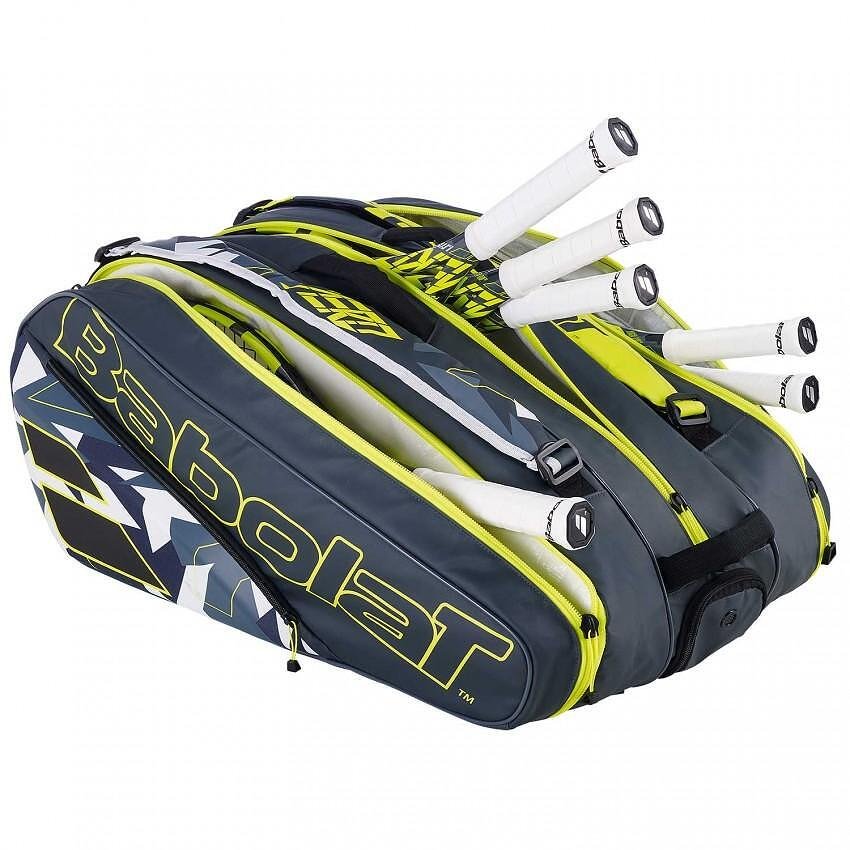 Babolat PURE AERO 2023 thermo bag - 12 rackets – stylish tennis bag for 12 rackets with compartments and a modern design