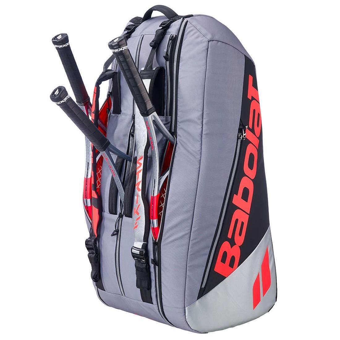Термобег Babolat PURE STRIKE RH Carbon Grey - 9 ракети – професионален тенис сак за ракети и екипировка