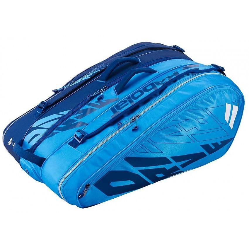 Geantă termică Babolat PURE DRIVE - 12 rachete, geantă de tenis albastră pentru 12 rachete și echipament