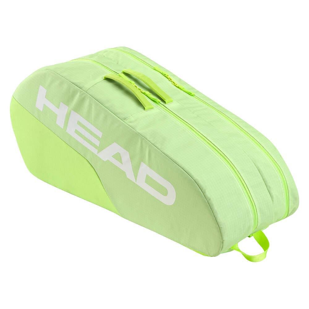 HEAD Base M Green thermobag - 6 racquets, green tennis bag for 6 racquets and gear, suitable for tennis racquets and tennis bags