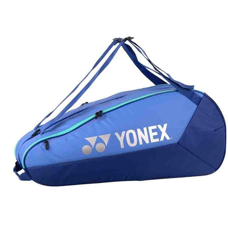 YONEX TEAM Blast Blue thermal bag - 6 rackets, blue Yonex tennis bag for 6 rackets and a shoe compartment