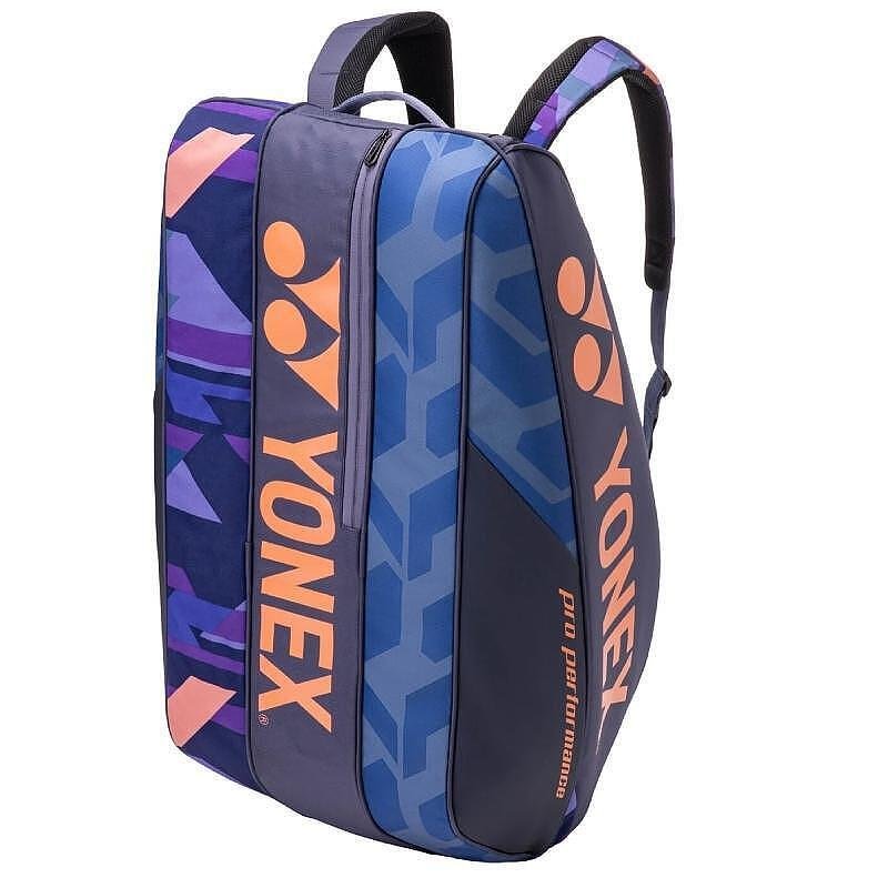Термобег YONEX PRO BAG Midnight Navy - 9 ракети, просторна тенис раница YONEX за защита на ракети и кордажи
